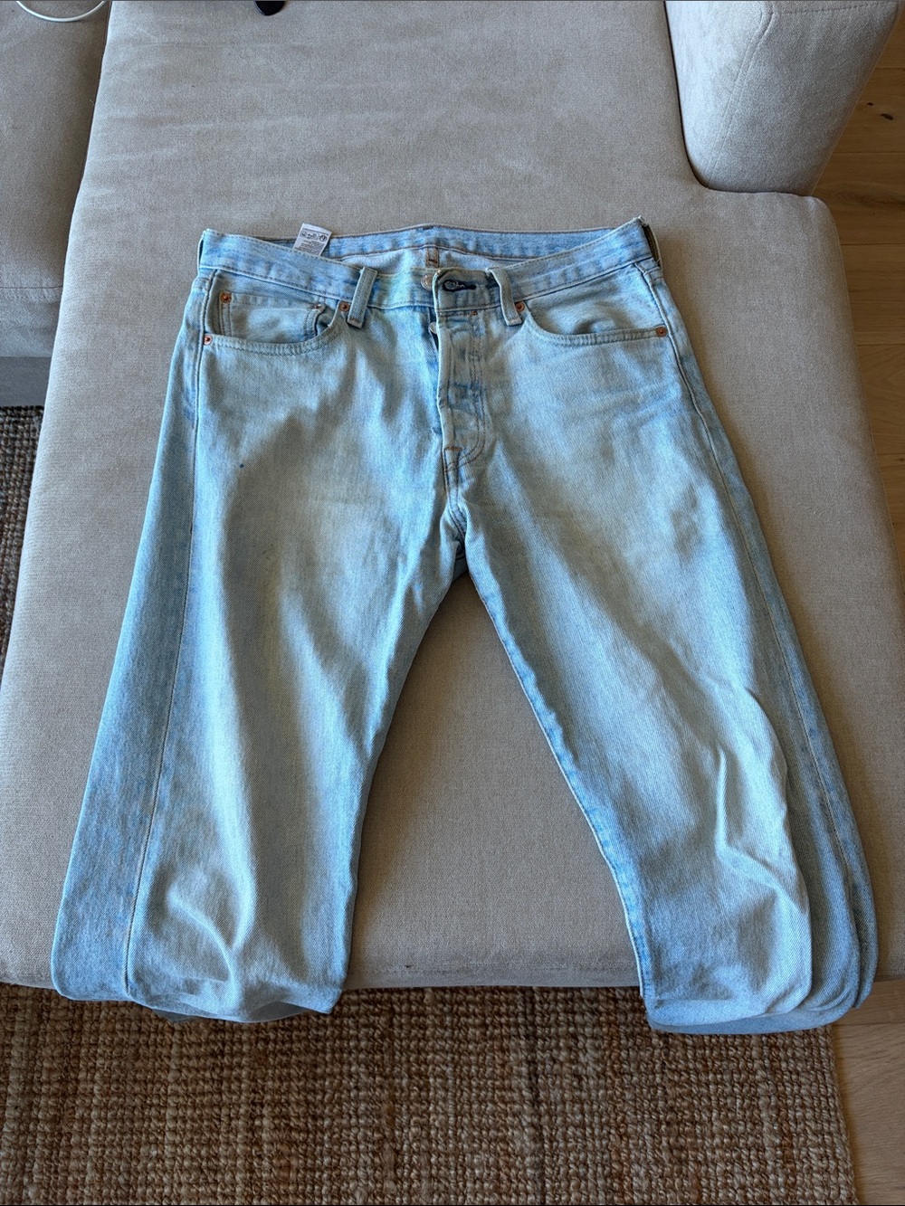 Levi's Light Blue Straight Leg Men's Jeans